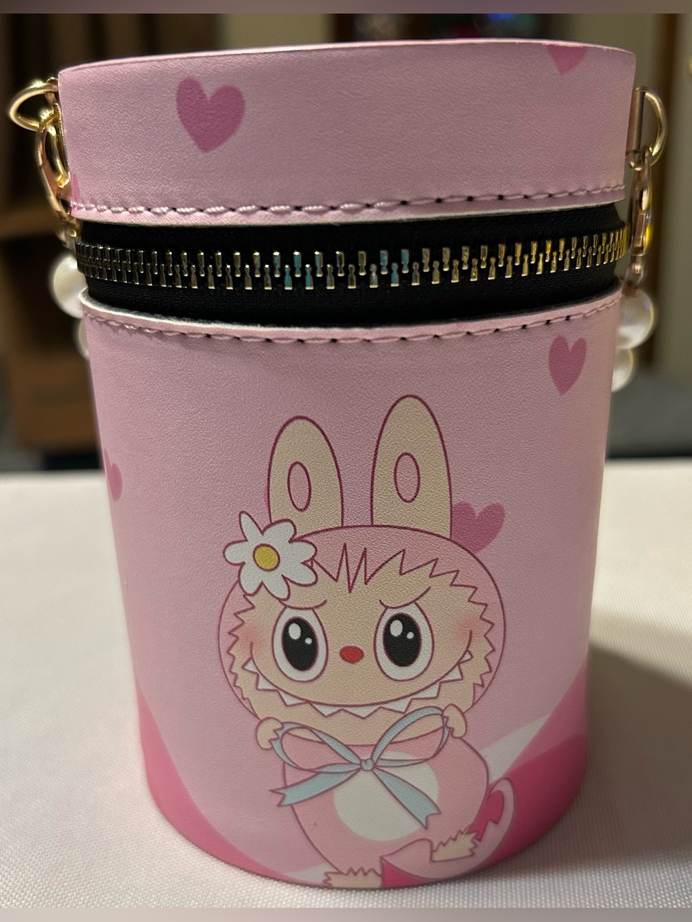 Pop Mart Monster Themed Lip Gloss And Eyeshadow Case Set